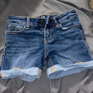 Girls Gap Denim midi short